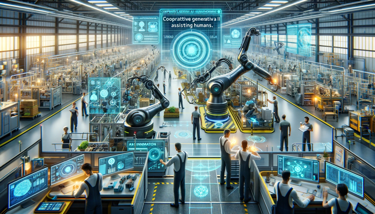 AI-powered manufacturing facility